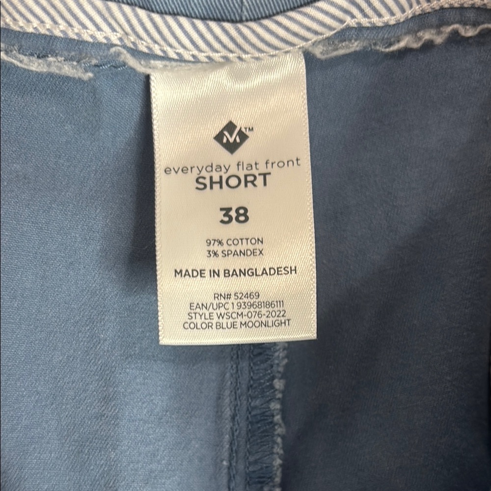 Member’s Mark Blue Flat Front Everyday Short - Picture 2 of 4